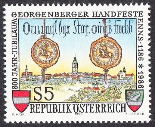 Oostenrijk 1855 postfris, Ophalen of Verzenden, Postfris