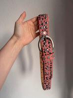 Vintage Y2K oud roze lederen riem met grove studs, Kleding | Dames, Riemen en Ceinturen, Vintage, Overige kleuren, 3 tot 5 cm