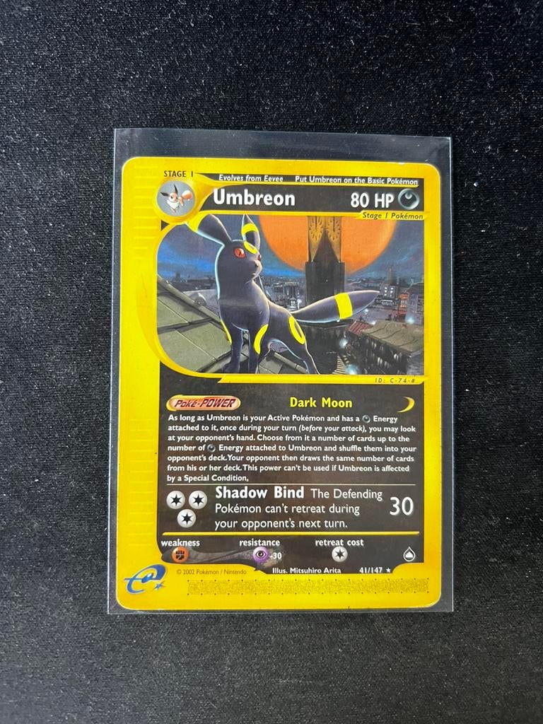 Umbreon #41 Pokemon Kaart, Hobby en Vrije tijd, Verzamelkaartspellen | Pokémon, Ophalen of Verzenden, Zo goed als nieuw, Losse kaart