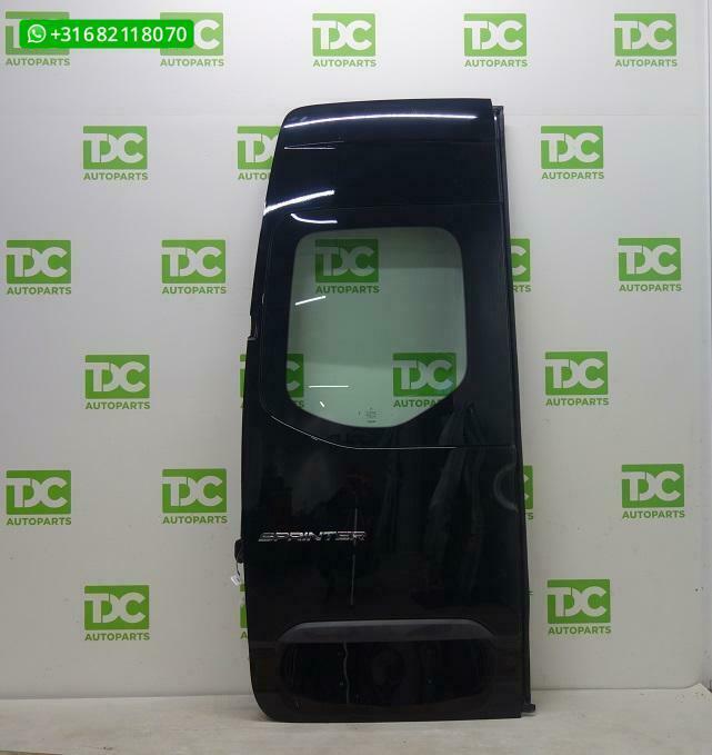 Mercedes Sprinter W907 (18-23) Achterdeur links H2 zwart, Gebruikt, Deur, Mercedes-Benz, Ophalen of Verzenden