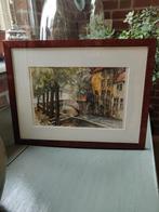 Jan Korthals aquarel, Antiek en Kunst, Kunst | Schilderijen | Klassiek, Ophalen of Verzenden