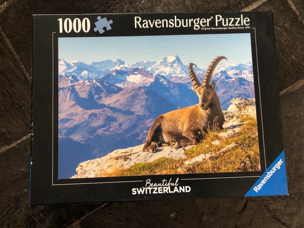 Ravensburger Puzzel Beautiful Switzerland 1000 stukjes, Ophalen of Verzenden, 500 t/m 1500 stukjes, Nieuw, Legpuzzel