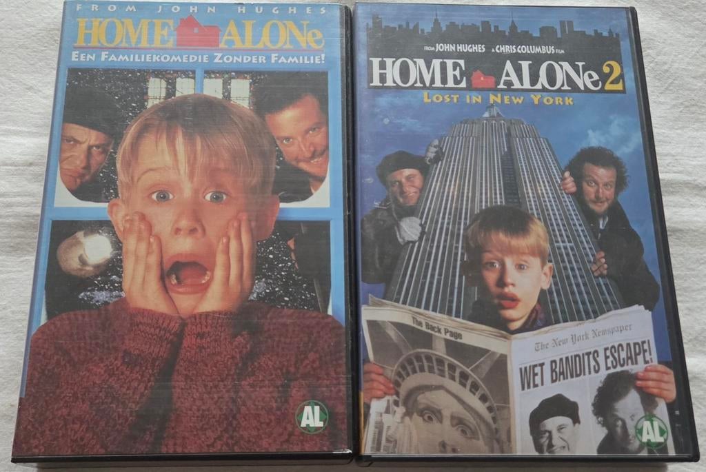 Home Alone 1 & 2 Set VHS Kinderen/Jeugd, Alle leeftijden, Ophalen of Verzenden, Gebruikt