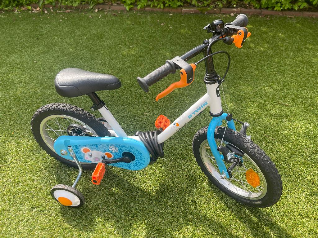 Btwin Decathlon kinderfiets 14 inch, Ophalen, Gebruikt, Minder dan 16 inch, Btwin