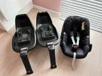 Maxi Cosi Pebble Plus met 2 maal FamilyFix One i-Size base, Ophalen, Gebruikt, Zijbescherming, Isofix