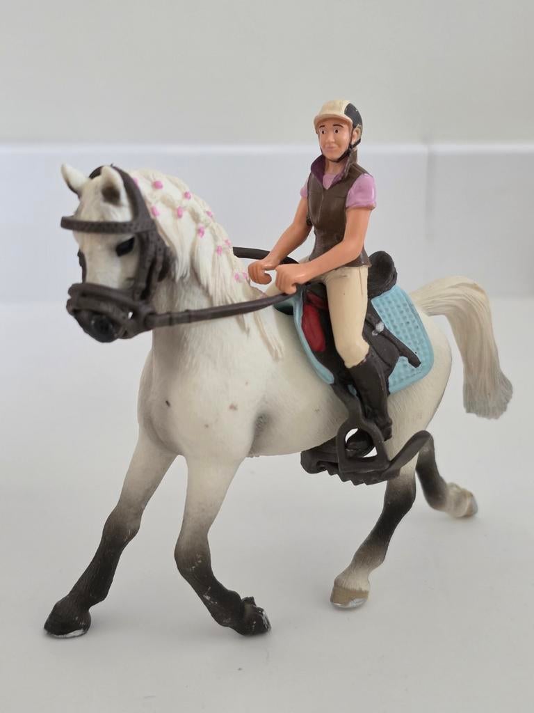 Schleich 42713 Paard met ruiter - Zo goed als nieuw, Ophalen of Verzenden, Zo goed als nieuw, Jongen of Meisje