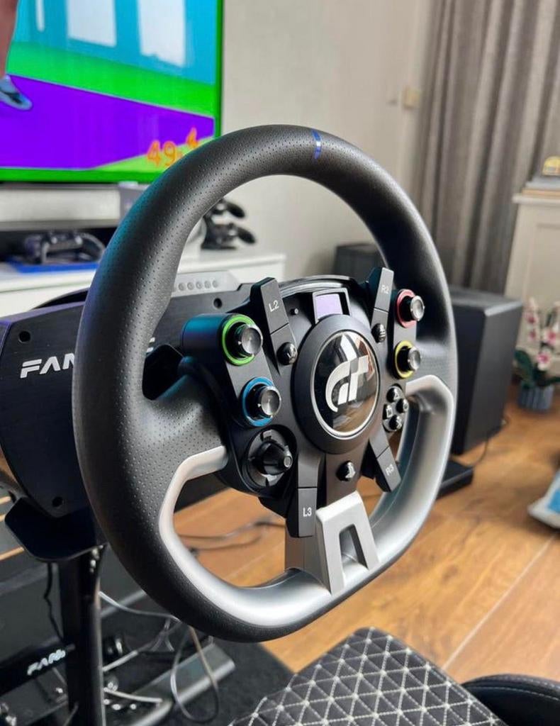 Fanatec ClubSport V2 8Nm +Dd pro wheel +Load cell pedalen, Ophalen of Verzenden, Zo goed als nieuw