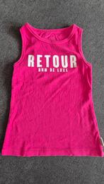 Knalroze Retour topje maat 122/128, Kinderen en Baby's, Kinderkleding | Maat 128, Meisje, Ophalen of Verzenden, Zo goed als nieuw