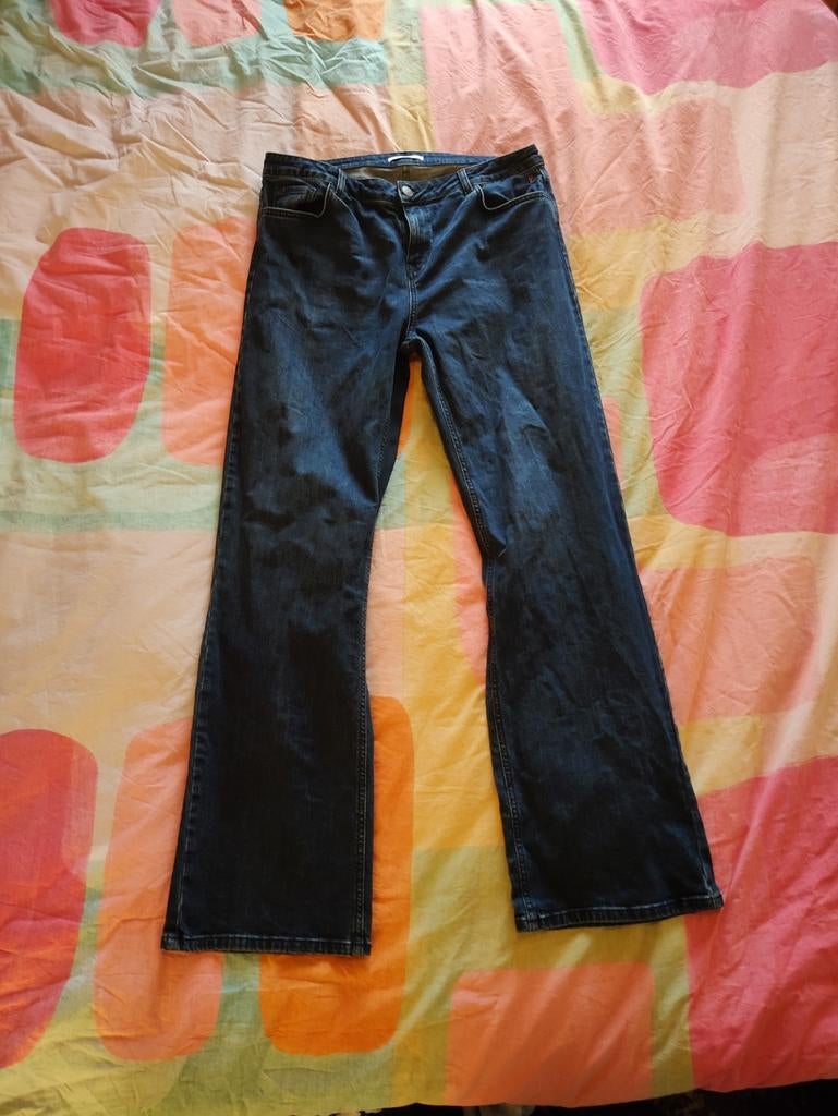ZGAN miss etam wide leg jeans 46 "36, Ophalen of Verzenden, Zo goed als nieuw, Blauw, W28 - W29 (confectie 36)
