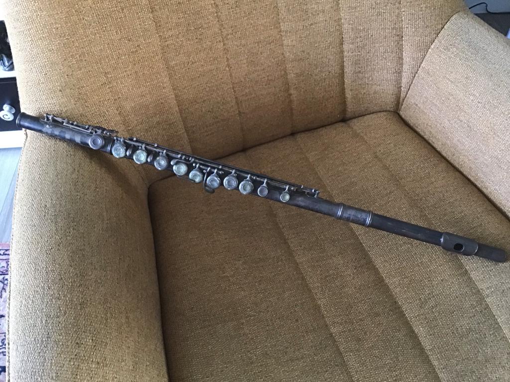 Verzilverde Prelude Dwarsfluit - Made in USA for Hakkert, Ophalen of Verzenden, Gebruikt, Dwarsfluit