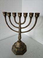 Bronzen kandelaar met 7 armen, Antiek en Kunst, Antiek | Kandelaars, Ophalen of Verzenden