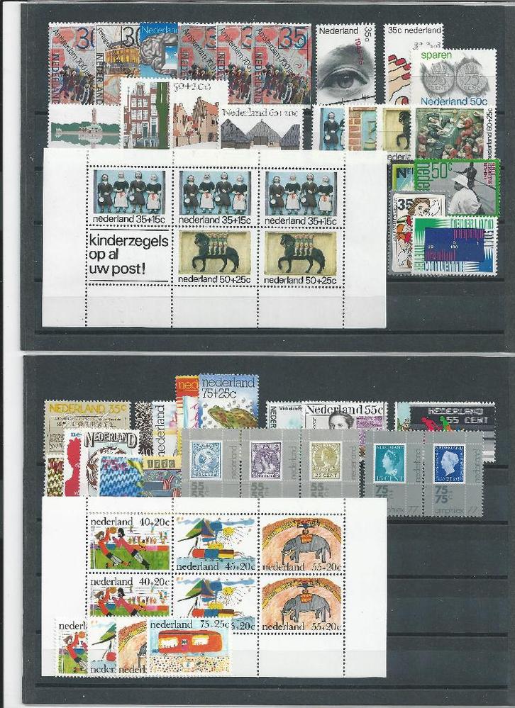 Jaarcollectie Nederland 1975-2000 postfris, Postzegels en Munten, Postzegels | Nederland, Postfris, Na 1940, Ophalen of Verzenden
