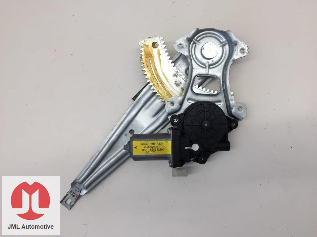 RAAMMECHANIEK RAAMMECHANISME LINKS ACHTER NISSAN NOTE, Gebruikt, -, -, Ophalen of Verzenden