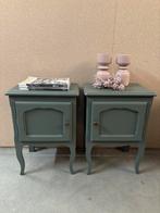 Brocante nachtkastjes, Studio Larilo, Minder dan 45 cm, Zo goed als nieuw, Hout