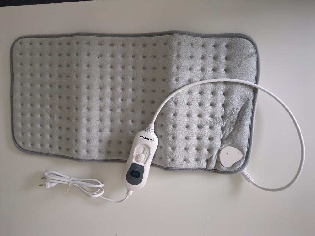 Elektrische Warmtekussen - Wasbaar, Ophalen, Eenpersoons, Grijs, Deken of Dekbed