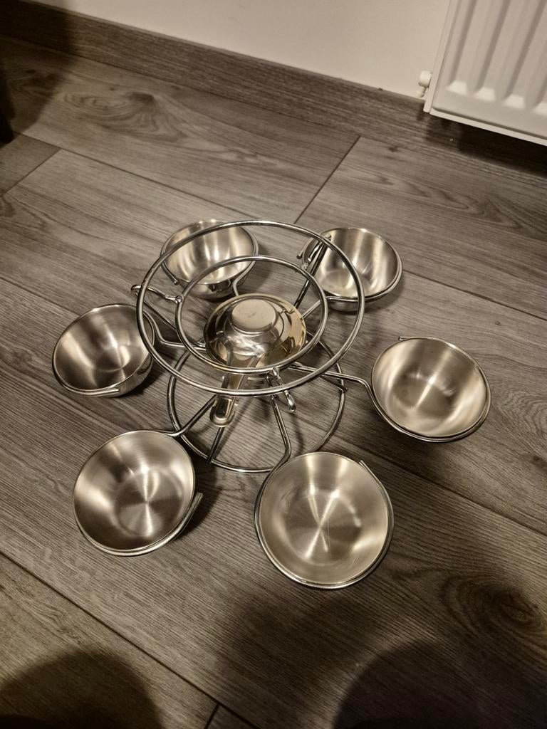 Fondueset op spiritus, Witgoed en Apparatuur, Gourmetstellen, Ophalen of Verzenden, 4 t/m 7 personen