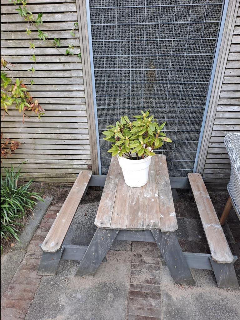 Houten zand- en watertafel voor kinderen, Kinderen en Baby's, Speelgoed | Speeltafels, Ophalen, Gebruikt