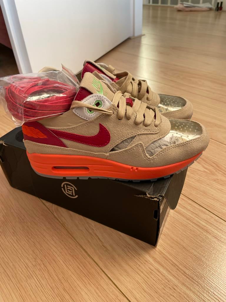 Nike Air max 1-Clot maat 37,5 Nieuw!, Kleding | Dames, Schoenen, Ophalen, Nieuw, Sneakers of Gympen
