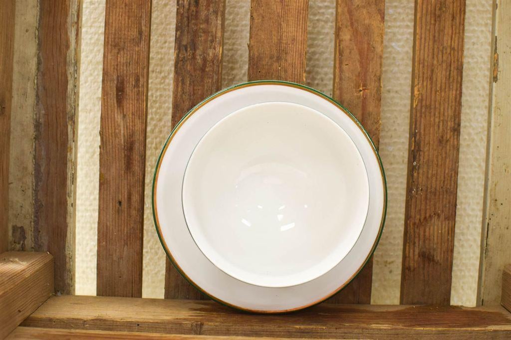 Arzberg porseleinen ronde jus/saus schaaltje met vast schote, Gebruikt, Ophalen of Verzenden, Bord(en), Wedgwood