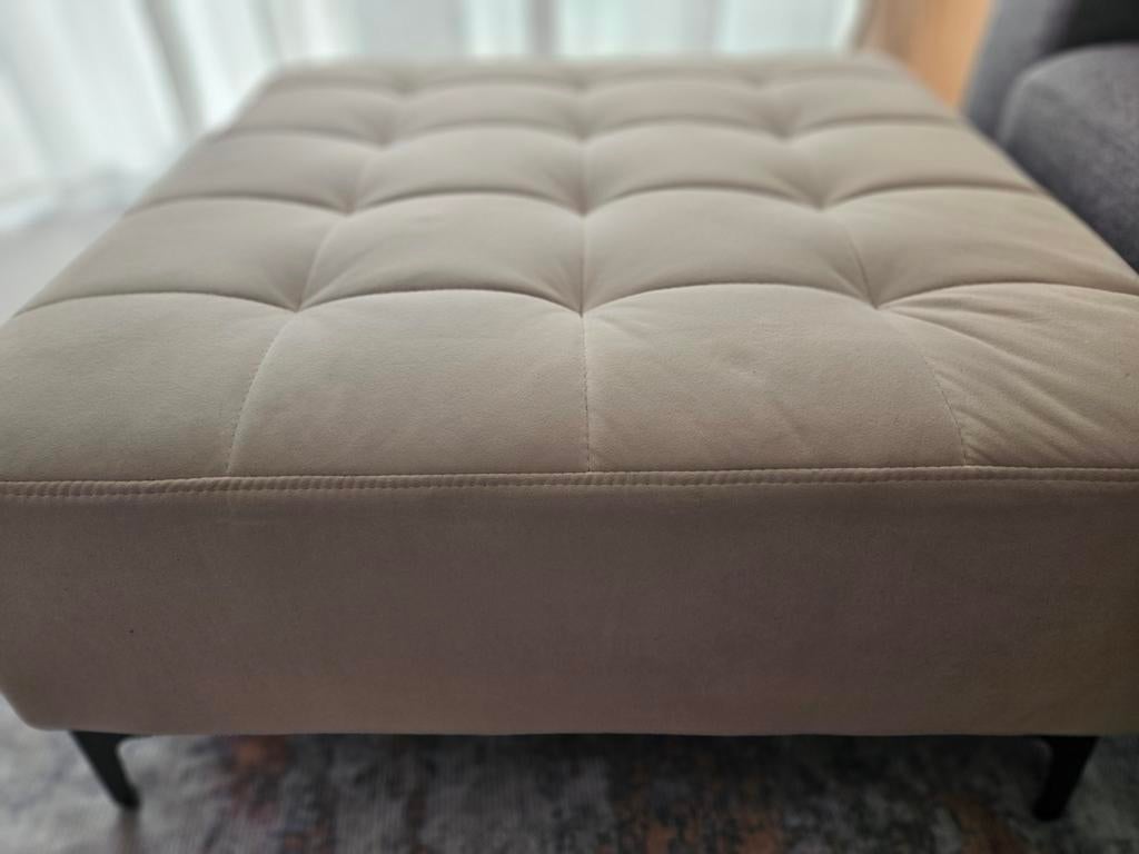 Poef 77x77, Huis en Inrichting, Banken | Voetenbanken en Poefen, Ophalen, Zo goed als nieuw, Rond, Minder dan 50 cm
