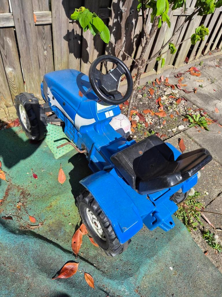 Blauwe traptractor voor kinderen, Ophalen, Gebruikt, Trapvoertuig
