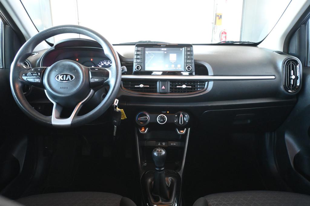 Kia Picanto 1.0 CVVT ComfortPlusLine Navigator Airco Navigat, Auto's, Voorwielaandrijving, Gebruikt, Met garantie (alle), 4 stoelen