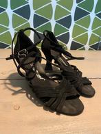 Zwarte salsa schoenen maar 4 1/2, Ophalen of Verzenden, Gedragen, Zwart, Dansschoenen