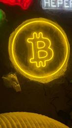 Neon lamp bitcoin logo met afstandsbediening, Ophalen of Verzenden, Zo goed als nieuw