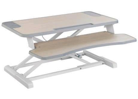 Zgan Bureauverhoger zit sta ergonomisch verstelbaar grijs, Ophalen, In hoogte verstelbaar, Zo goed als nieuw