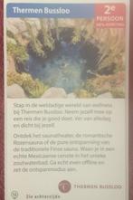Sauna Thermen Bussloo Voordeelbon, Tickets en Kaartjes, Drie personen of meer, Kortingsbon, Spa of Sauna
