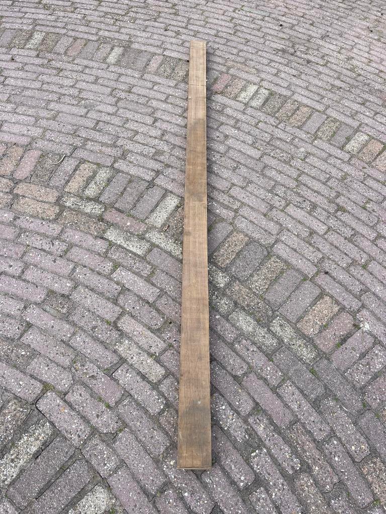 Hardhouten balk 2,3 meter lang, Gebruikt, Ophalen of Verzenden, 200 tot 250 cm, Balk