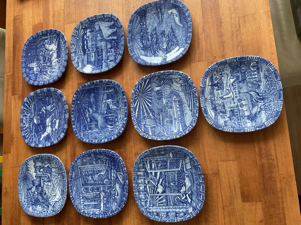 10 Rorstrand Sweden Julen 1970 tm 1979, Ophalen of Verzenden