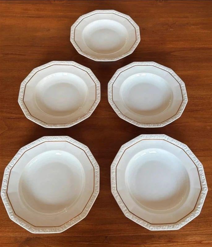 5 Rosenthal Maria diepe borden, Ophalen of Verzenden, Zo goed als nieuw, Bord(en), Overige stijlen