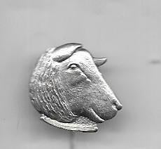 SCHAPEN KOP DIEREN SPELD, Verzenden, Gebruikt, Dier of Natuur, Speldje of Pin