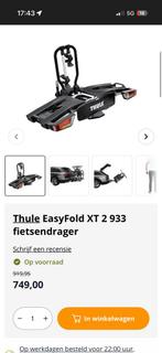 Thule EasyFold XT 2 933, Ophalen of Verzenden, Zo goed als nieuw, Trekhaakdrager