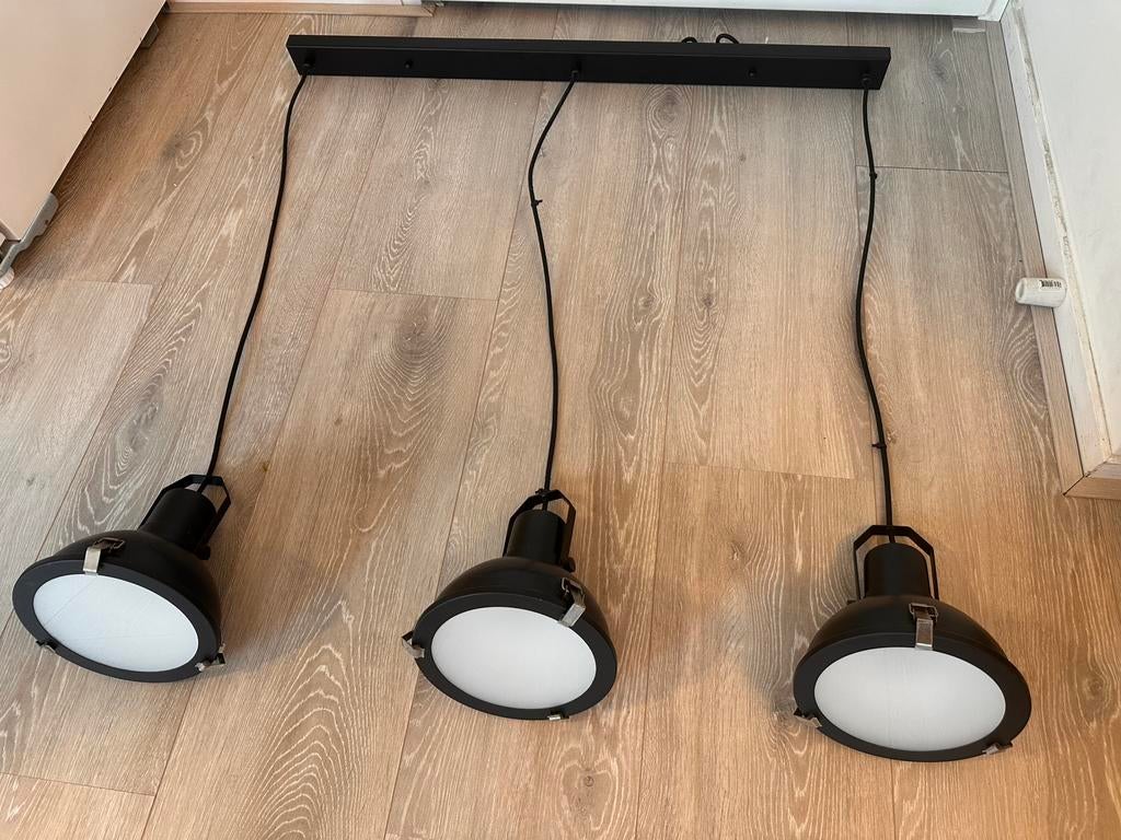 Karwei hanglamp magnus zwart, Ophalen of Verzenden, Zo goed als nieuw, Minder dan 50 cm
