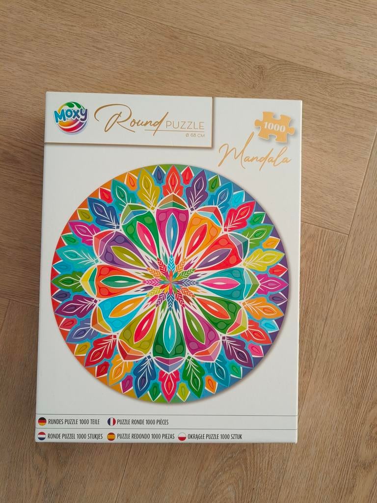 Mandala puzzel 1000 stukjes, Ophalen of Verzenden, Zo goed als nieuw
