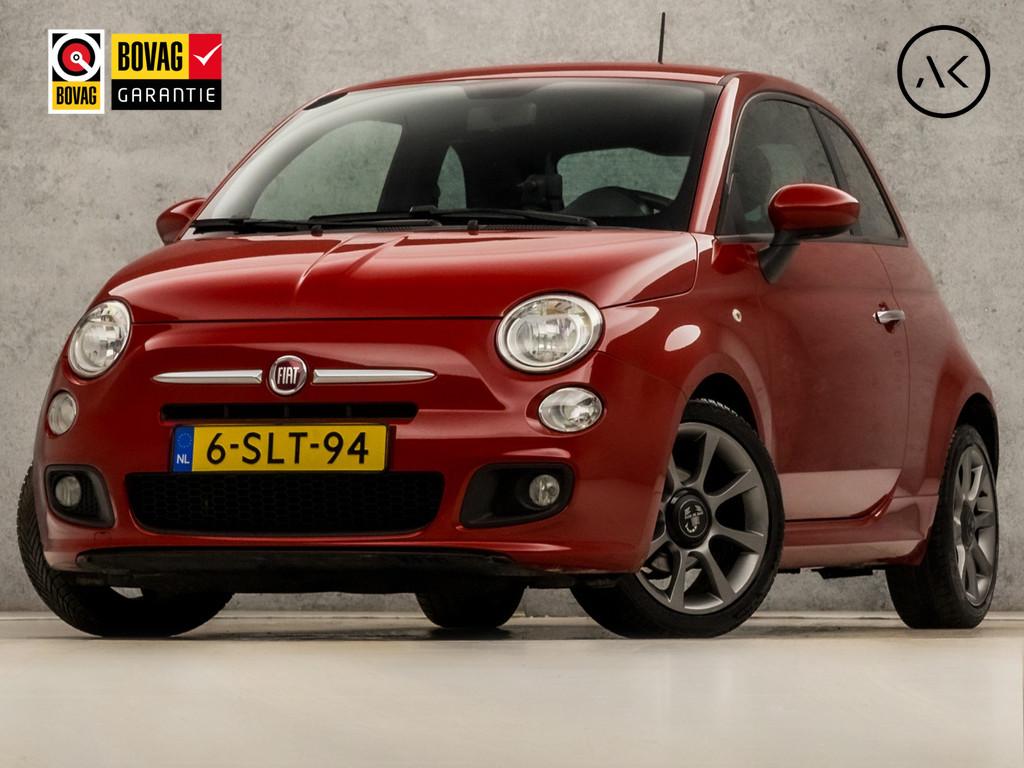 Fiat 500 0.9 TwinAir 500S Sport (AIRCO, LEDER, ZWART HEMEL,, Voorwielaandrijving, 86 pk, Gebruikt, Leder en Stof