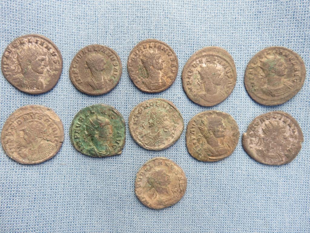 Antoninianii . Romeins - 3e eeuw A.D. .  bodemvondsten, Ophalen of Verzenden, Overige landen, Setje