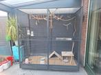 Volière te koop, Dieren en Toebehoren, Vogels | Hokken en Kooien, Ophalen, Zo goed als nieuw, Aluminium, Volière