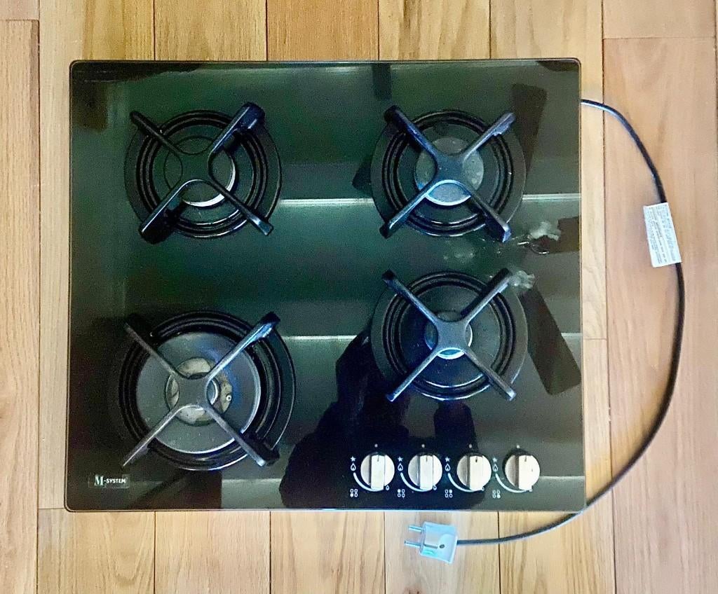 Gaskookplaat M-System (4 pits) – keurige staat, Ophalen, Gebruikt, Minder dan 85 cm, 60 cm of meer