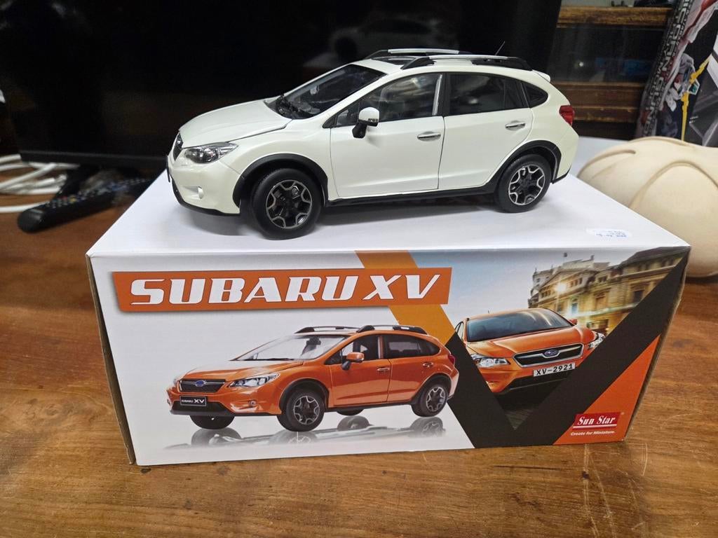 Subaru XV Sun Star schaal 1:18, Hobby en Vrije tijd, Modelauto's | 1:18, Auto, ., Ophalen of Verzenden, Zo goed als nieuw