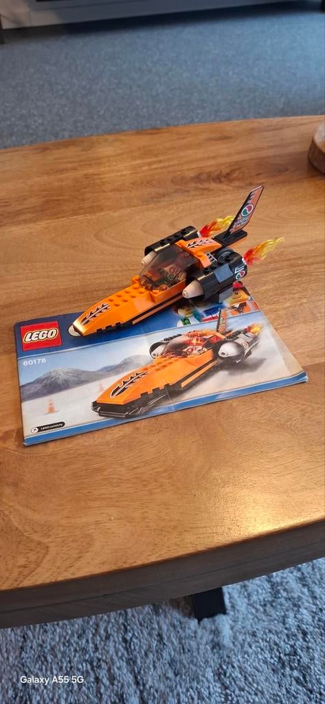 Lego City snelheidsrecord auto 60178, City, Lego, Nieuw, Ophalen of Verzenden