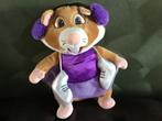 Ah Hanster knuffel met paarse outfit, Ophalen of Verzenden, Zo goed als nieuw, Overige typen