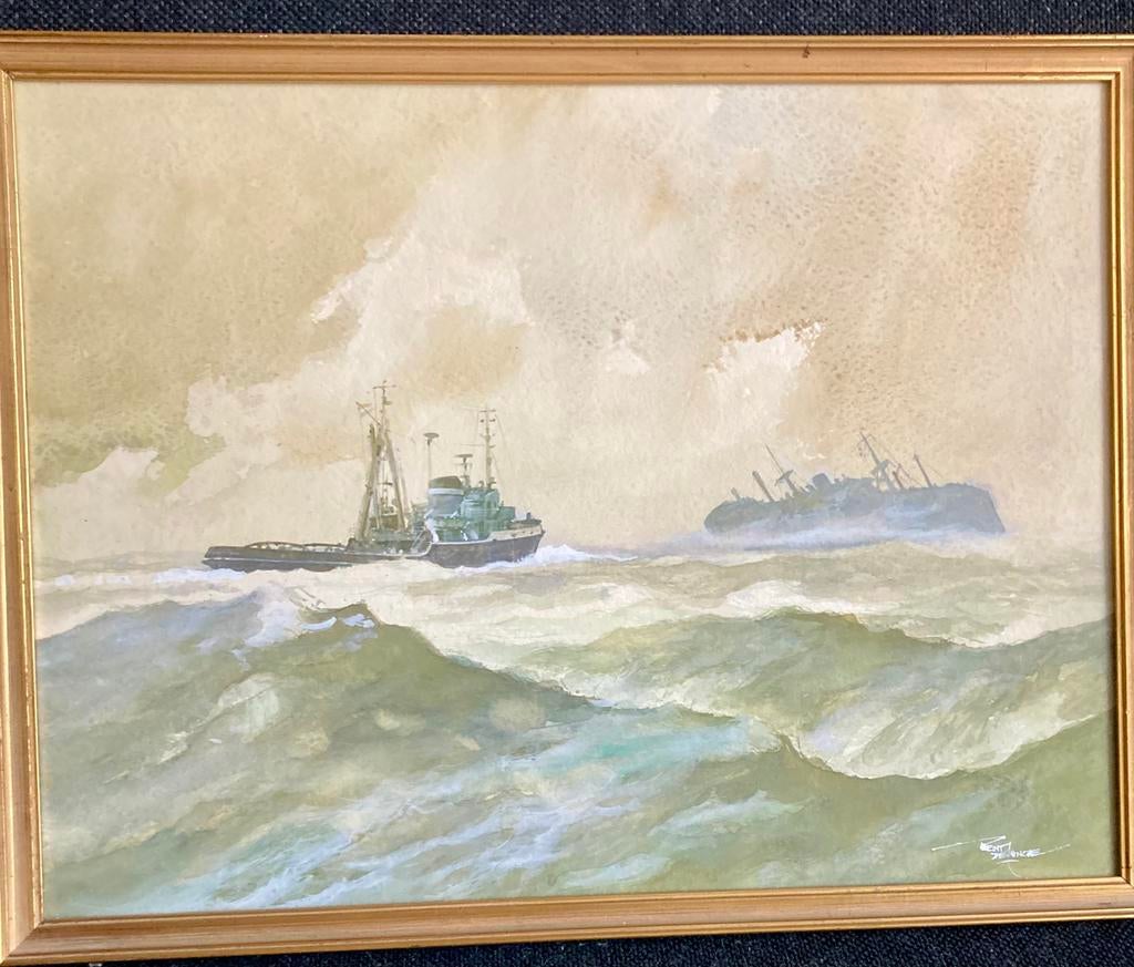 Aquarel door Reint de Jonge, Ophalen of Verzenden