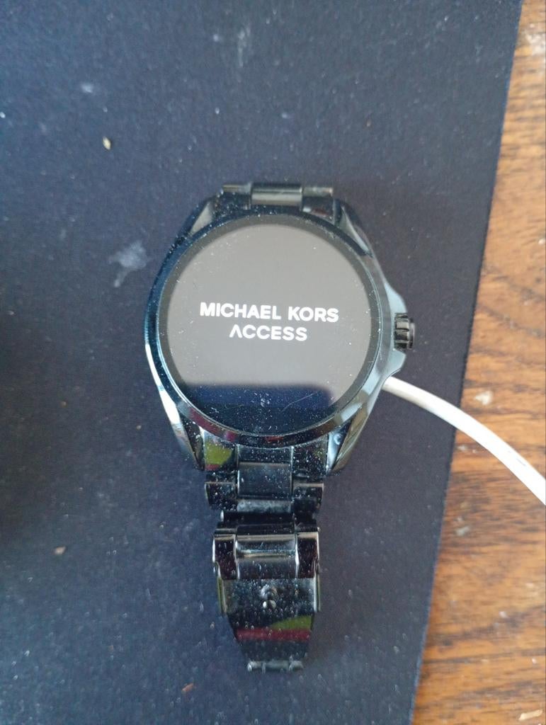 Smartwatch Michael kors, Ophalen of Verzenden, Zo goed als nieuw, Zwart, Android