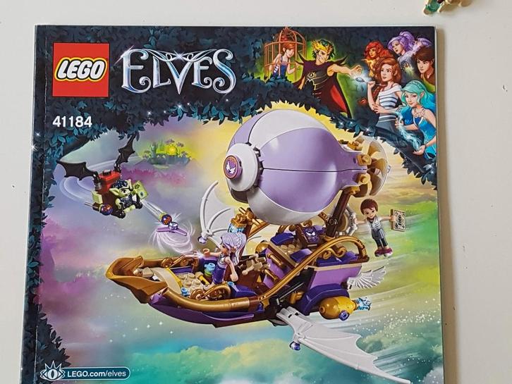 Lego Elves 41184 Aira's Luchtschip en de Jacht op het Amulet, Kinderen en Baby's, Speelgoed | Duplo en Lego, Zo goed als nieuw