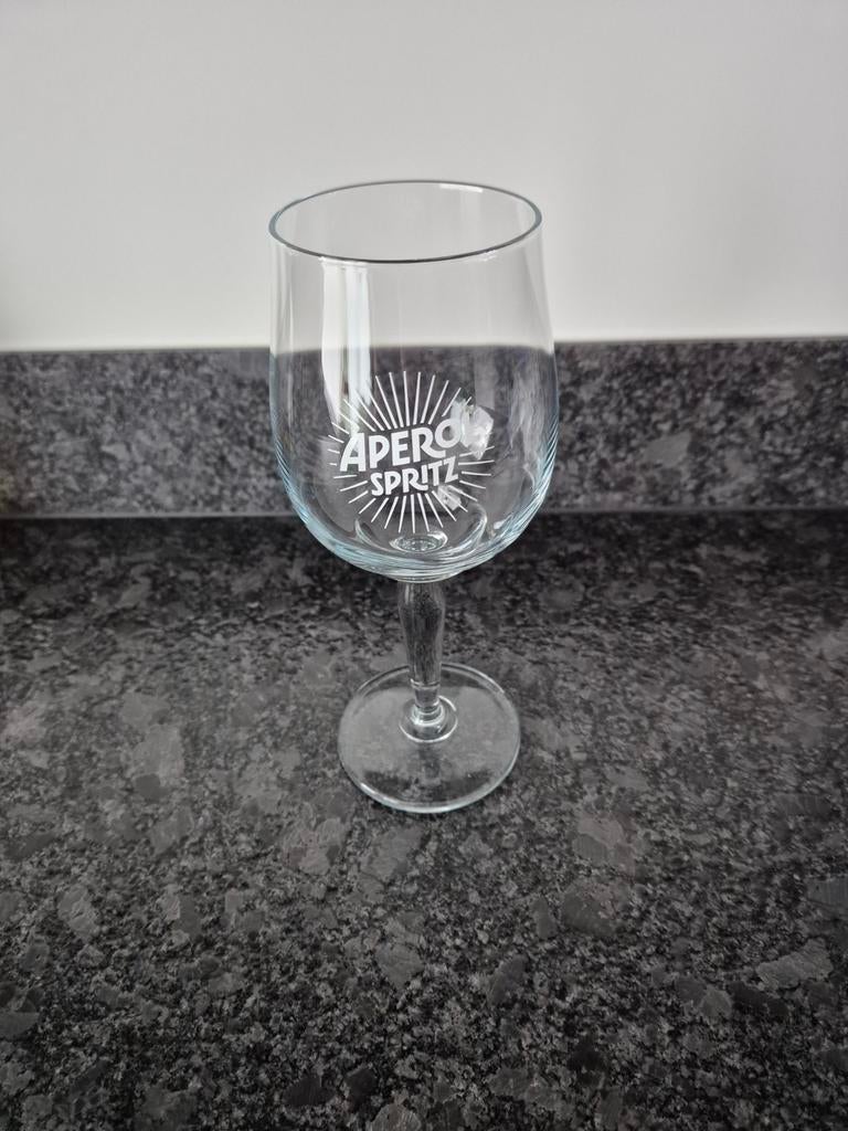 Aperol Spritz glas, Ophalen of Verzenden, Zo goed als nieuw, Bierglas
