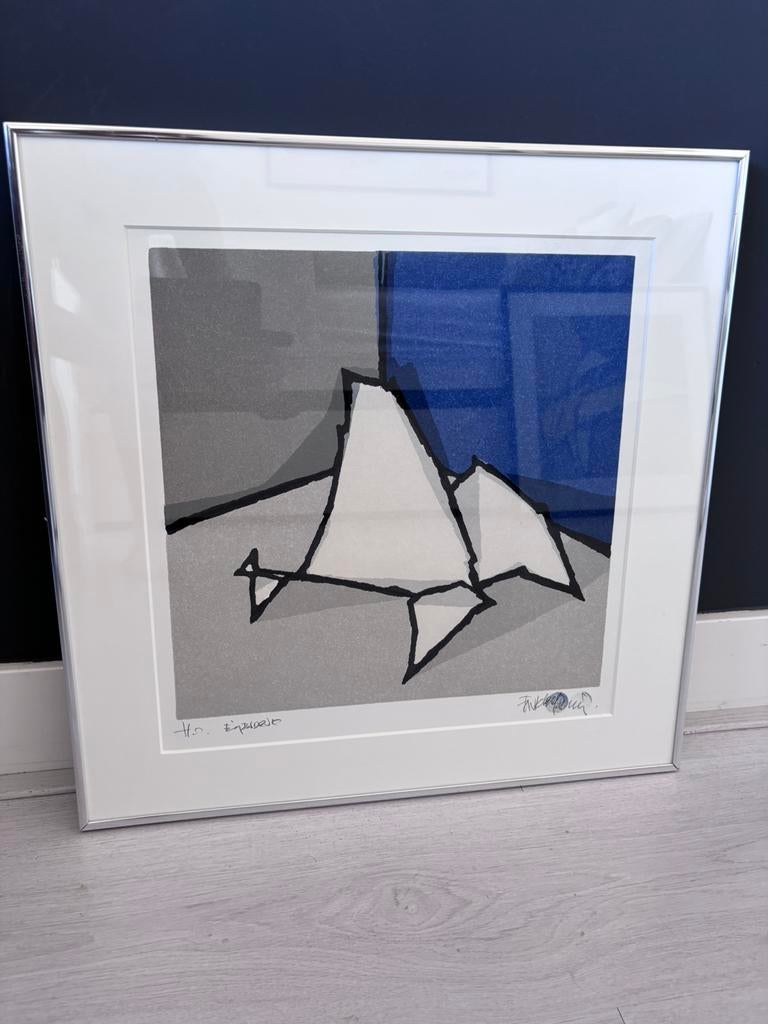 Gesigneerde zeefdruk Fon Klement, Antiek en Kunst, Kunst | Litho's en Zeefdrukken, Ophalen