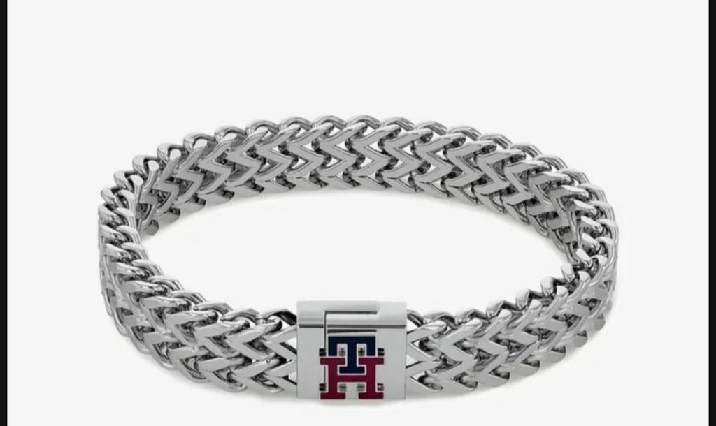 Origineel armband Tommy Hilfiger, Sieraden, Tassen en Uiterlijk, Armbanden, Ophalen of Verzenden, Zilver, Zilver